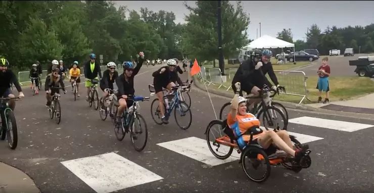 Nee Nockers at MS 150 event